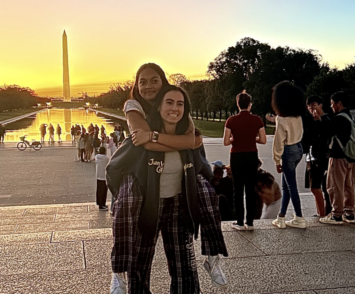 Seniors gathered to celebrate the start of their senior year.